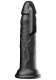 Strap-On Dildo m. Saugfuss 17cm Liquid Silicone schwarz realistisch geformt Dual Density von HIDDEN DESIRE kaufen