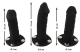 Strap-On Dildo Thong w. 3 exchangeable Dildos PU-Leather