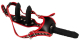 Strap-On Dildo Thong w. 3 exchangeable Dildos PU-Leather