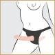 Strap-On Harness m. Innendildo Double Dong