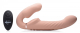 Strapless Strap-On Vibrator inflatable w. Remote Twist beige