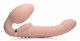 Strapless Strap-On Vibrator inflatable w. Remote Twist beige