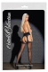 Collants jarretelles avec dentelle noire