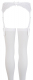 Porte-jarretelles dentelle & bas blanc