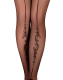 Collants ouverts avec broderie Ballerina 2217 brodés sur les fesses et larrière des jambes de BALLERINAS SECRET acheter