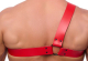 The-RED Schulter-Harness Leder rot S-M einseitiger 2mm starker Brustharness von THE RED kaufen