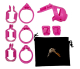The-Vice Mach-2 Peniskäfig Mini pink 3 Cockringe & Auszieh-Schutzabdeckung internes Schloss von THE VICE kaufen