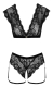 Top & Slip ouvert m. Schenkelriemchen Spitze elastisch mit tiefem Ausschnitt & Strassring günstig kaufen