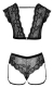 Top & Slip ouvert m. Schenkelriemchen Spitze elastisch mit tiefem Ausschnitt & Strassring von COTTELLI kaufen