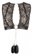 Top Strapsgurt & String ouvert m. Handfesseln Spitze & Wetlook