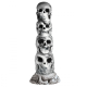 Godemiché tête de mort Tower of Doom avec ventouse en silicone Acheter Godemiché fantaisie Têtes de mort empilées de CREATURE COCKS