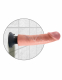 Vibrator m. abnehmbarem Saugfuss King Cock 9 Inch haut