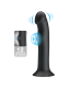 Vibrator pulsating w. Suction Cup Murray Silicone black Penis shaped vibrating Tip 12 Pulse- & Vibration Modes buy