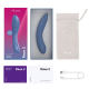 We-Vibe Rave2 Vibrateur point G m. App bleu Vibromasseur en silicone silencieux et puissant de WE-VIBE à bas prix