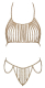 Jewelry Chain Top & Thong gold-colored adjustable by Carabiners by COTTELLI ACCESSOIRES buy cheap