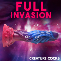 Alien Dildo w. Suction-Cup Intruder Silicone strong textured thick Shaft from CREATURE COCKS buy cheap