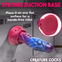 Alien Dildo w. Suction-Cup Intruder Silicone veined ribbed thick Shaft by CREATURE COCKS buy cheap