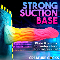 Alien Dildo w. Suction-Cup Shape Shifter Silicone thick Fantasy-Dong mutlicolored by CREATURE COCKS buy cheap