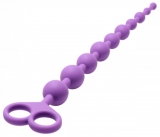 Anal Kette Silikon mit Griff 10 Beads