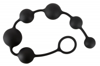 Catena anale Black Velvets Anal Beads Silicone