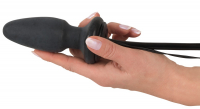 Butt Plug inflatable w. Vibration Fanny Hills black
