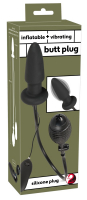 Plug anale gonfiabile con vibrazione in silicone You-2-Toys