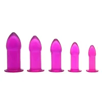Anal Plug Set 5-teilig Trainer violett