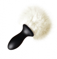 Butt Plug TPE Bunny Tail white