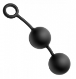 Boules anales en silicone avec noyau en métal Weighted Anal Balls