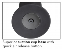 Butt-Plug inflatable w. detachable Hose Silicone medium