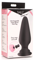 Butt Plug w. Snap-Connector TAILZ large usable with the TAILZ Role-play Animal Tails easy snap-on Connection cheap