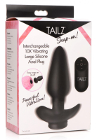 Butt Plug w. Vibration & Snap-Connector TAILZ 10X Remote large wireless for Animal Role-Play Tails from TAILZ cheap