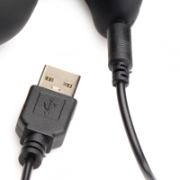 Plug anal avec vibration & connexion encliquetable TAILZ 10X Remote large