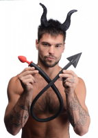 Butt-Plug Silicone Devil Tail & Horns