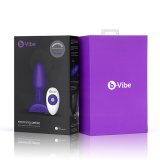 Vibrateur anal B-Vibe Rimming Petite m. rotation & télécommande violet