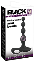 Anal Vibrator rechargeable Anal-Beads Black Velvets Silicone