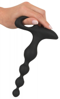 Anal Vibrator rechargeable Anal-Beads Black Velvets Silicone