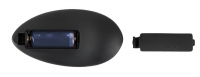 Vibratore anale pulsante con telecomando Black Velvets Silicone