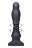 Vibrateur anal avec fonction de poussée et télécommande
