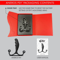 Aneros PSY Stimulateur de prostate avec bras flexibles pour le périnée corps strié de ANEROS acheter à bas prix