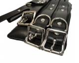 Suspension Wrist Cuffs 4-Straps Leather padded