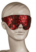 Augenmaske rot-schwarz Scandal Blackout Eye Mask