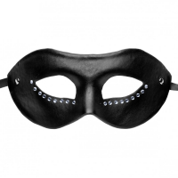 Eye Mask pre-formed w. Rhinestones Luxoria PU-Leather