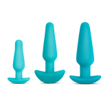 B-Vibe Anal Trainer & Education Set 7-Pieces blue