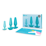 B-Vibe Anal Trainer & Education Set 7-Pieces blue