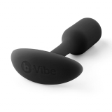 B-Vibe Snug Plug 1 plug anale con peso interno nero