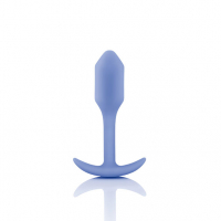 B-Vibe Snug Plug 1 Plug anal avec poids intérieur violet