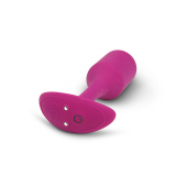 B-Vibe Snug Plug 2 plug anale con vibrazione rosa