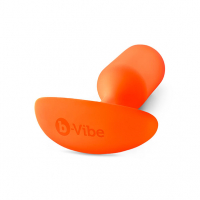 B-Vibe Snug Plug 3 weighted Butt-Plug orange