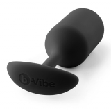 B-Vibe Snug Plug 3 Analplug m. Innengewichten schwarz